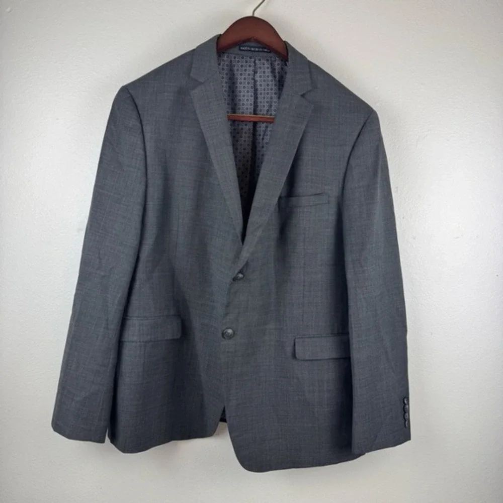 PENGUIN Mens Blazer Grey/Gray Wool‎ Blend Jacket Coat - SIZE 46R